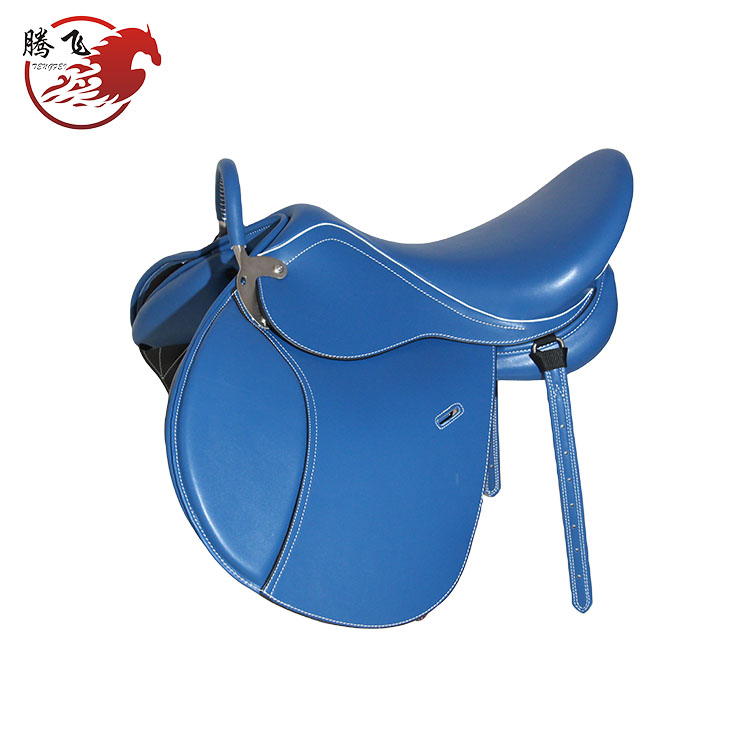 蓝色儿童小马鞍